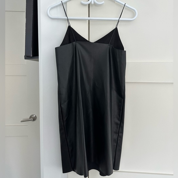 Noisy May Faux Leather Mini Dress - Picture 3 of 8